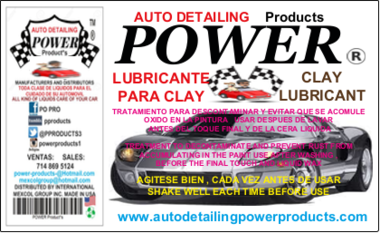 LUBRICANTE PARA LA BARRA DE ARCILLA - CLAY BAR LUBRICANT