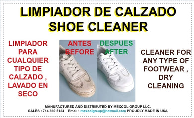 LIMPIADOR DE CALZADO 32 Oz -  SHOES CLEANER 32 Oz