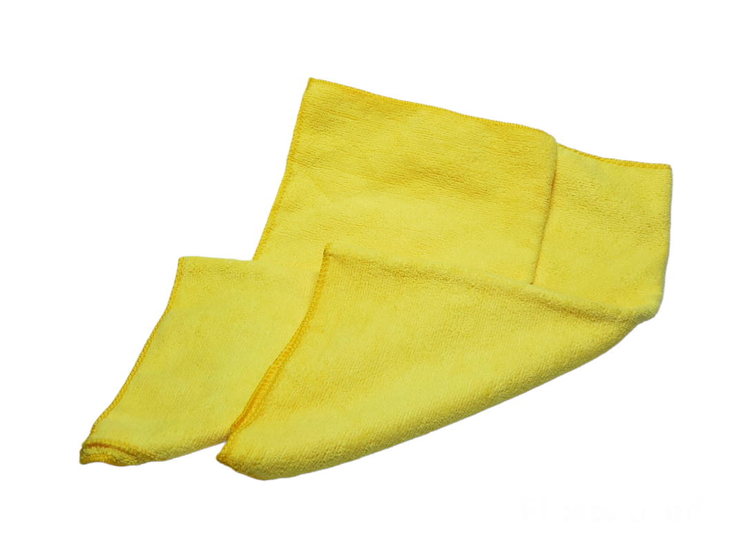 TOALLAS AMARILLAS DE MICROFIBRA - YELLOW MICROFIBER TOWELS